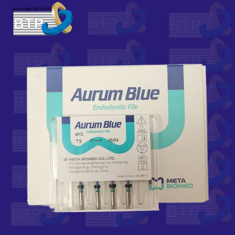 فایل روتاری Aurum Blue T3 04/35 (4pcs/pk) 31mm